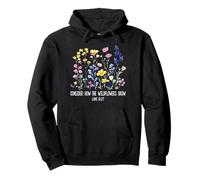 Consider How The Wildflowers Grow Jesus God Christian Women Pullover Hoodie