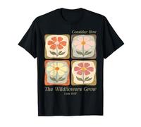Consider How The Wildflowers Grow Luke 12:27 Bible Verse T-Shirt