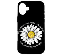 Consider How The Wildflowers Grow Luke 12:27 Christian Case for iPhone 16 Plus