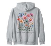 consider how the wildflowers grow luke 12:27 Zip Hoodie