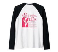 Consider The Lilies Floral Christian Bible Verse Matthew Raglan Baseball Tee