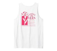 Consider The Lilies Floral Christian Bible Verse Matthew Tank Top