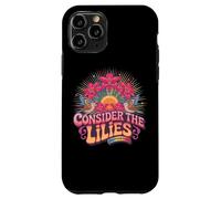 Consider The Lilies Matthew 6:28 Sunburst Case for iPhone 11 Pro