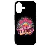 Consider The Lilies Matthew 6:28 Sunburst Case for iPhone 17