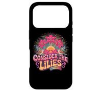 Consider The Lilies Matthew 6:28 Sunburst Case for iPhone 17 Pro
