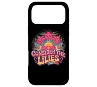 Consider The Lilies Matthew 6:28 Sunburst Case for iPhone 17 Pro Max