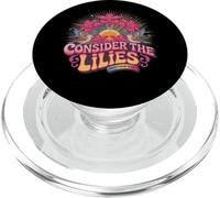 Consider The Lilies Matthew 6:28 Sunburst PopSockets PopGrip for MagSafe