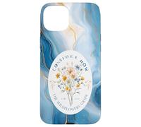 Consider the Wildflowers Luke 12:27 Christian Floral Case for iPhone 15 Plus