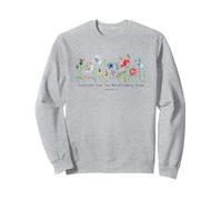 Consider the Wildflowers Luke 12:27 Christian Women Bible Sweatshirt