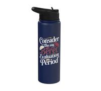 Consider This My Beret Evaluation Period. Paris Vacation Stainless Steel Insulated Water Bottle