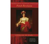 Considerations on the Principal Events of the French Revolution