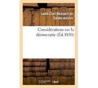 Considérations sur la démocratie (Sciences Sociales)