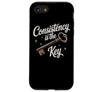 Consistency Is the Key Motivational Quote Positive Case for iPhone SE (2020) / 7/8