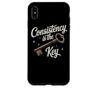 Consistency Is the Key Motivational Quote Positive Case for iPhone XS Max