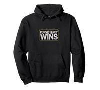 Consistency Wins Tactical Patch Operator Identity Pullover Hoodie