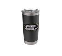 Consistency Wins Tactical Patch Operator Identity Stainless Steel Insulated Tumbler