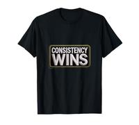 Consistency Wins Tactical Patch Operator Identity T-Shirt