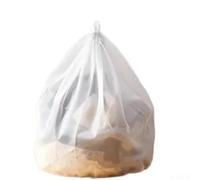 Consistent- Drawstring Laundry Bag Made With High-Density Polyester Mesh Reliable Use Residential Commercial Or Facilities(40x50cm Fine Mesh)