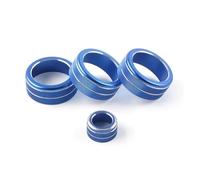 Console AC Climate Control Knob Ring Cover For Civic 11th 2022- For CR-V CRV 2023 2024 Air conditioning knob(BLUE)