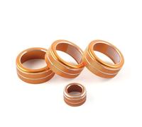 Console AC Climate Control Knob Ring Cover For Civic 11th 2022- For CR-V CRV 2023 2024 Air Conditioning Switches(Orange)