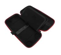 Console and Accessories Case for 2 2025 Game Console, EVA Hard Shell Travel Pouch with 24 Game Card Slots, Full Guard for Drops and Scratches (Red)
