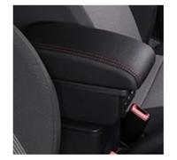 Console Armrest Box For Frelender2 For Freelander 2 Armrest Box Center Console For Elbow Rest Central Store Content With Cup Holder USB Storage Box Armrest(B-Black red line)