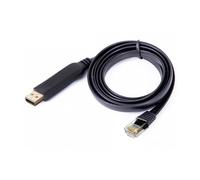 Console Cable for Cisco, USB to RJ45 Cable 6ft 1.8m, RS232 Router Switch Console for Windows, MAC, Linux, No RS232 Adapter Needed, Compatible with Cisco, Huawei, TP-Link (Blue) (Black)