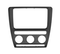 Console Car Stereo Radio Fascia, 2 Din Stereo Trim Dash Frame, GPS Panel Frame for 2004-2010, ABS Interior Replacement with Gapless Fit