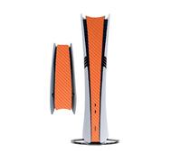 Console Center Skin Cover Sticker,Host Middle Part Protective Film Decals For PS5 Pro,Anti-Scratch Protector Decal Sticker for PS5 Pro Digital & Disc Edition (orange)