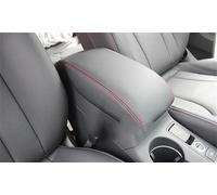 Console Cover 1PC PU Leather Armrest Box Protection Cover Protective Case Car Accessories For A3 Q3 2013-2018(Q3 red thread)