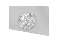 Console Cover Plates for PS5 Slim, Accessories Covers Faceplate with Cooling Fan Port and RGB Lights, Left and Right Upper Cover (White)
