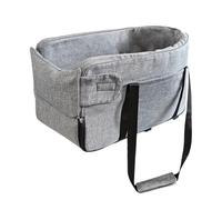 Console Dog Pram Seat, Centre Console Pet Seat, Centre Console Dog Pram Seat, Adjustable Stop, Central Control, Soft Dog Pram Bag, Breathable Pet Travel Carrier Bed for Multi-Use