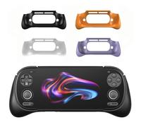 Console Grip for Retroid Pocket 6 Game Console Grip Portable for RP6 Handheld Game Control Protective Cover (translucent white)
