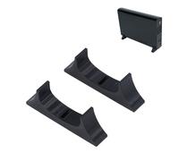 Console Holder Vertical Stand for WiiU, 3D Printed Horizontal Stand Cooling Bracket for Game Console (Black)