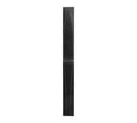 Console Middle Skin for PS5, Integral Scratch Resistant Middle Strip Sticker for Optical Drive Edition Host (Carbon Fiber Black)