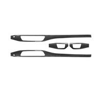 Console Panel Trim For A4 B9 2017 2018 2019 2020 RHD/LHD Carbon Fiber Car Interior Upper Air Vent Outlet Cover Sticker Trim