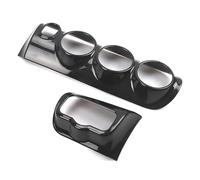 Console Panel Trim For Benz A For CLA Class W177 C118 Car Central Control AC Air Conditioner Outlet Vent Frame Headlight Switch Cover Trim Car Center Console Trim(Carbon Fiber Color)