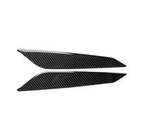 Console Panel Trim For For A4 B9 RS4 S4 2017 2018 2019 2pcs Auto Interior Carbon Fiber Car Gear Side Panel Sticker Decoration Trim Decals Styling Car Center Console Trim