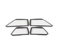 Console Panel Trim For Vw For T-Roc T Roc 2018-2022 Stainless Steel Accessories Inner Door Stereo Speaker Audio Sound Frame Molding Cover Trim
