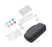Console Protective Kits Lightweight Travel Storage Bag Reinforced Shell Cover Sleeve Toughened Film Thumb Grips for NSW2 Travel Case Screen Protector Included