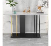 Console Sofa Table - Industrial Accent Table for Living Room, Hallway & Foyer - Perfect for Decoration and Organization