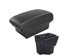 Console Storage Box For KIA K2 For X-line 2011-2016 Armrest Box Car Accessories Interior Storage 3usb(A3 Black white NOUSB)