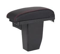 Console Storage Box For Peugeot 2008 2012-2019 Armrest Box Car Storage With USB Charging Auto Retrofit Parts Interior Details Accessories(A3 Black White line)