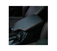 Console Storage Organiser Accessories Center Console Armrest Box Leather Protective Cover Trim For BMW F30 F31 3 Series 2013-2019(Black Red Line,Left Hand-drive)
