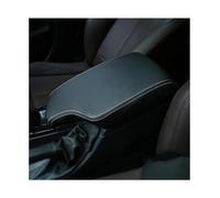 Console Storage Organiser Center Console Armrest Box Leather Protective Cover Trim Accessories For BMW F30 F31 3 Series 2013-2019(Black White Line,Right Hand-drive)