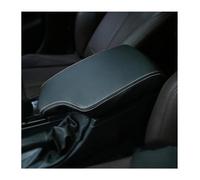 Console Storage Organiser For BMW F30 F31 3 Series 2013-2019 Center Console Accessories Armrest Box Leather Protective Cover Trim(Black White Line,Right Hand-drive)