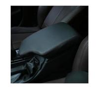 Console Storage Organiser For BMW F30 F31 3 Series 2013-2019 Leather Protective Center Console Armrest Box Cover Trim(Black Black Line,Left Hand-drive)