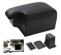 Console Storage Organiser For Hyundai For Elantra For Touring I30 FD I30cw 2007-2011 Dual Layer Armrest Arm Rest Center Console Storage Box(Full Set White Line)