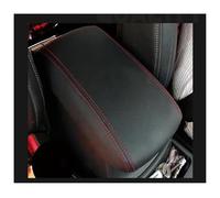 Console Storage Organiser For Kia For Sportage 3 2011-2015 Leather Car Armrest Cover Case Vehicle Center Console Arm Rest Seat Box Pad Accessories(Red)