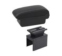 Console Storage Organiser For Universal Car Armrest Box For Model Accessories Storage Retrofit Parts Increase Relieve Fatigue(A1 Black White Nousb)
